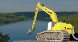 brazos de largo alcance para excavadoras