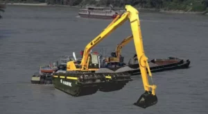 trenes de aterrizaje anfibios para excavadoras